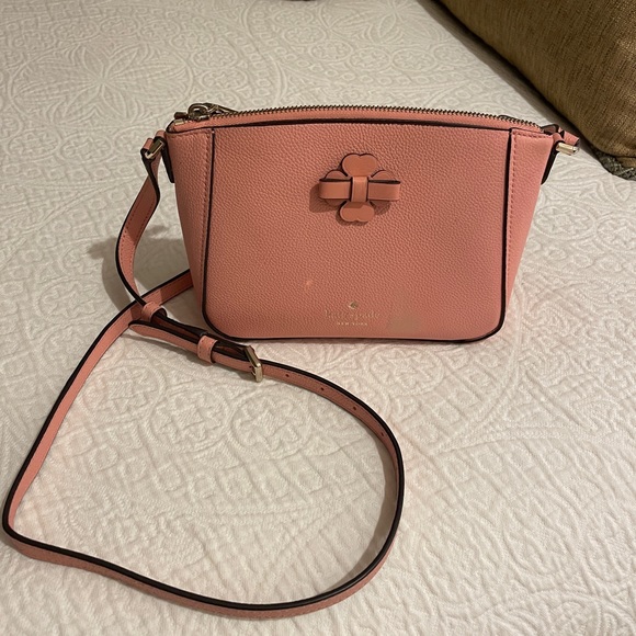 Kate Spade Shoulder Bag Clover Pink Leather _8665 - Picture 7 of 12